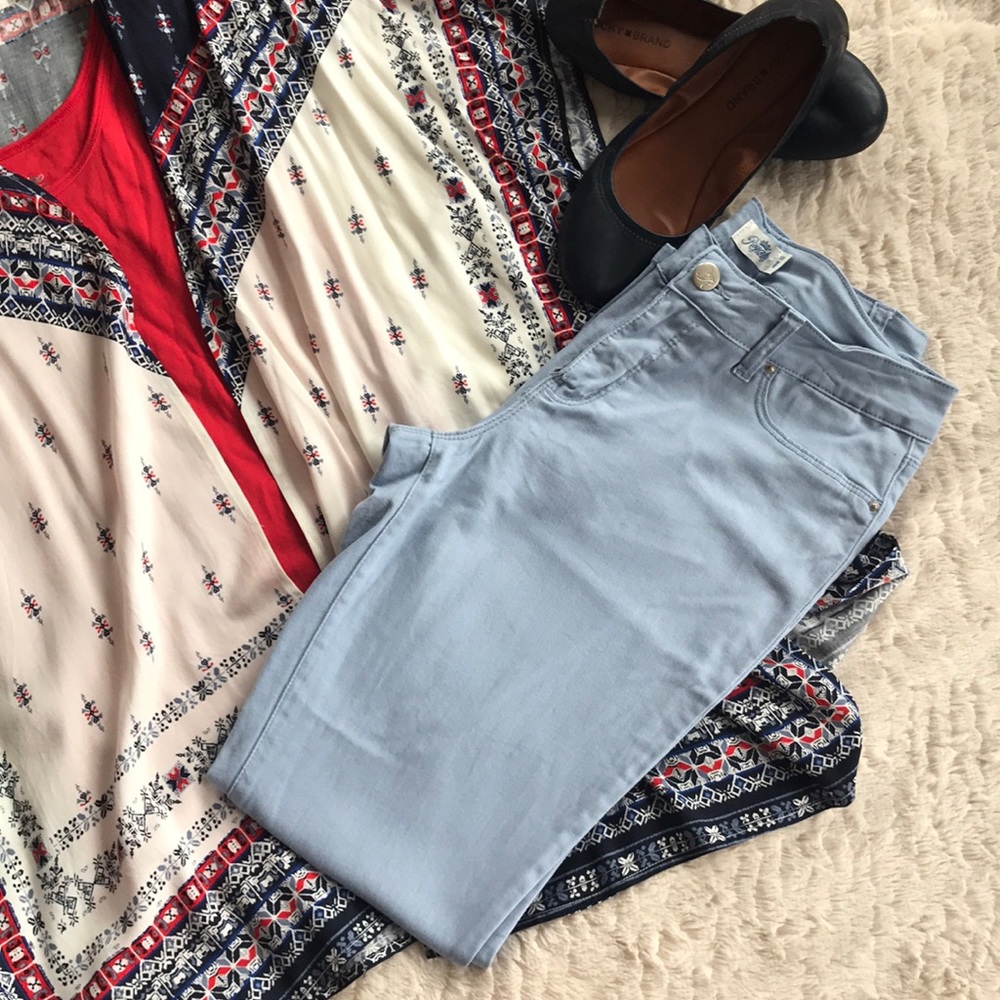 Baby blue Royalty skinnies